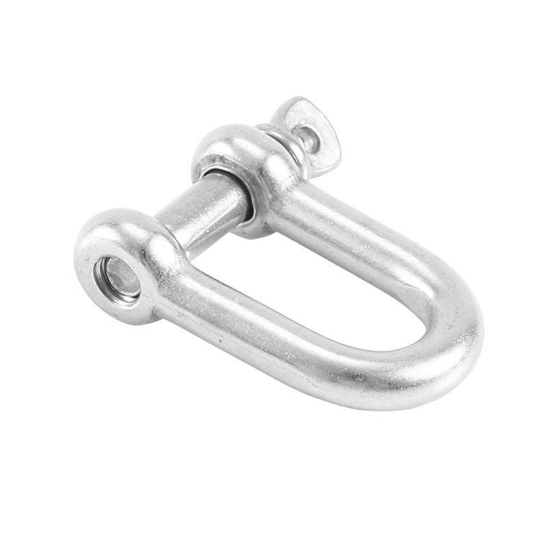 A60zm6x38mm Straight D-Shackle, Short, Stainless Steel AISI 316May