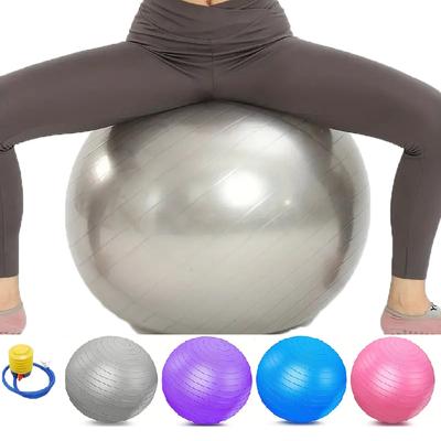 Palla da fitness, palla da yoga, varie dimensioni, adatta per esercizi, stabilità in gravidanza, palla da equilibrio antideflagrante con pompa rapida