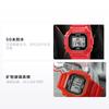 Casio STANDARD series small red square 50 meters waterproof quartz movement resin strap Japanese and Korean watch women's watch gray F-108WHC-4ACF