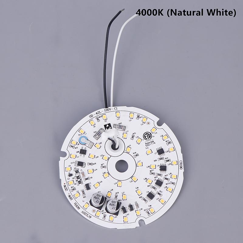 LED Stropní Ventilátor Světelný Kit 3000K/4000K/6000K Stmívatelné Kulaté LED Světelné Těleso Stropní Přisazené Světlo Náhradní Panel