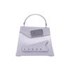 Abnehmbarer Verstellbarer Leder Schultergurt Glänzende Metalldetails Kalbsleder Handtasche Kleine Damen Handtasche Lila S56WG0168P4745T5166