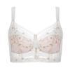 Summer ultra-thin large breasts show small bras large size underwear women's breathable no steel ring full cup closed breast bra