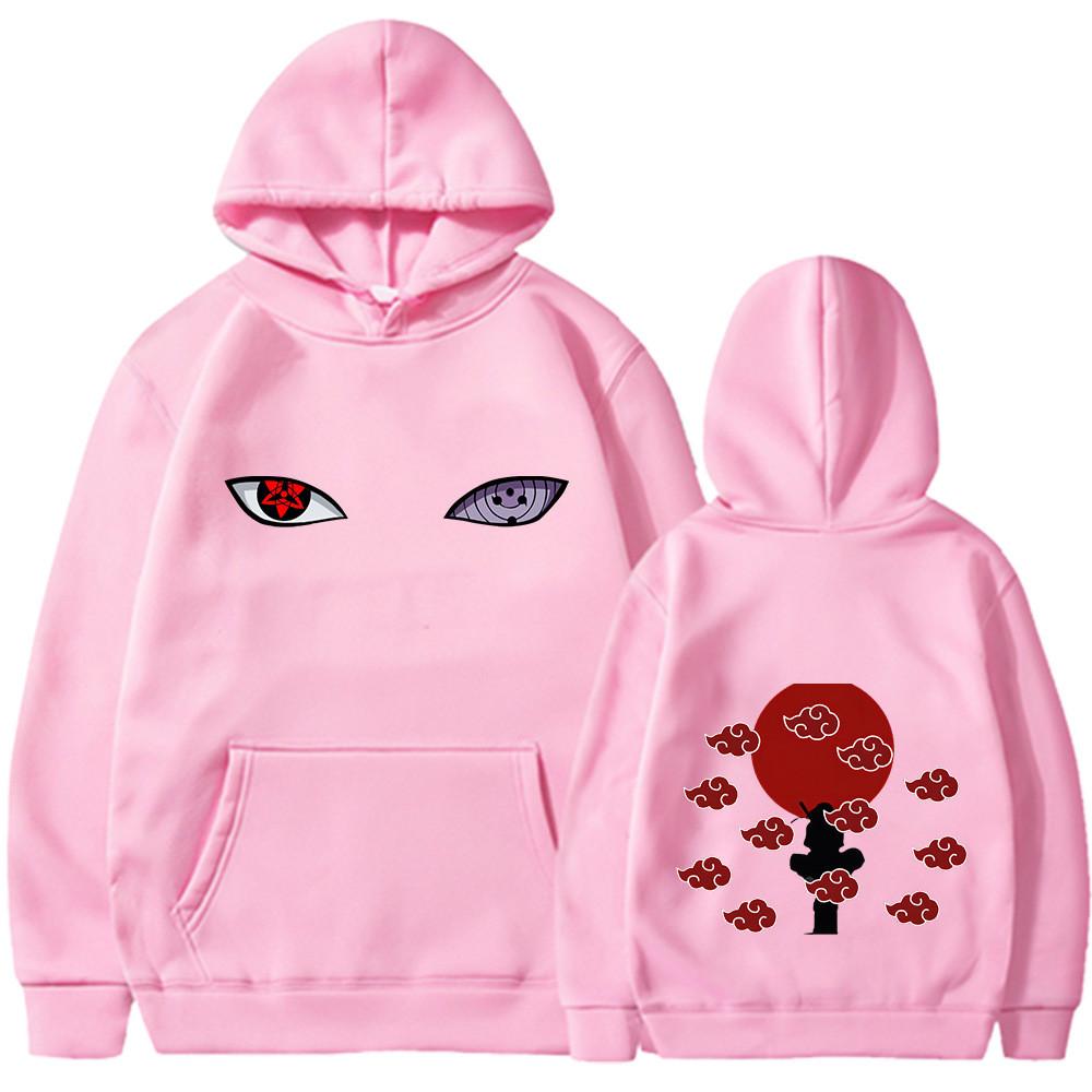 Японское Аниме Наруто Графический Учиха Итачи Классическая Толстовка Свитер Толстовка Осень и Зима Бег Спортивная одежда Топ XL