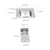1 Pair Desktop Mount Removable Table Bracket Tabletop Brackets  Yacht Application