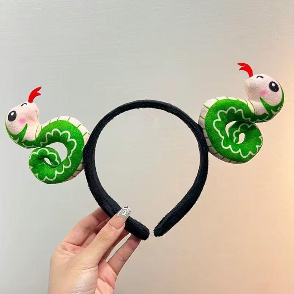Chinese Zodiac Chinese New Year Hairband Soft Snake Headband Cute   Lunar Year