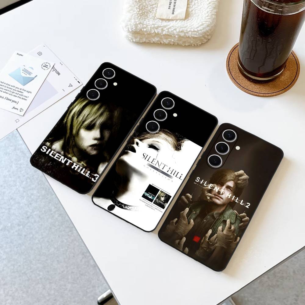 Horror Games S-Silent H-Hill Phone Case For Samsung S 24 Fe 25 Ultra Plus 20 Lite 21 30 22 23 24 22 Ultra 5G Fundas