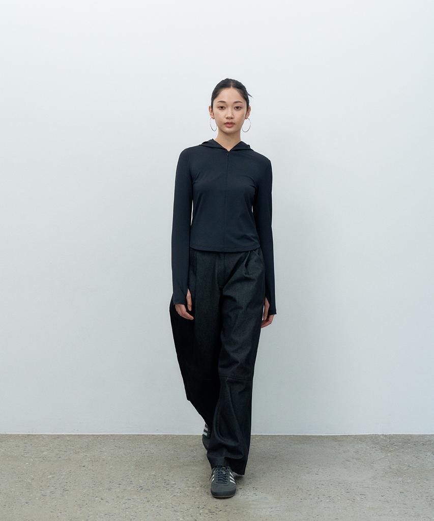 MAKE A TOAST Volume Denim Pants Black Mbespa011Bk