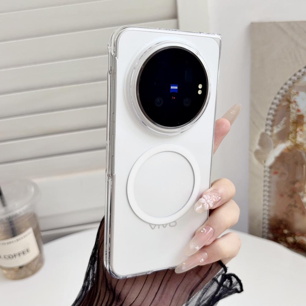 Clear and Translucent Magnet Adsorption Case For VIVO X Fold 6 vivo x fold 5 3 Pro All-inclusive Protection Cover