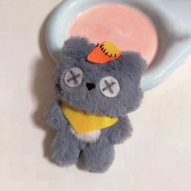 

Пищащий Серый Волк Красный Волк Кукла Подвеска Сделай Сам Ручная Работа Домашний Материал Сумка для Подарка Девушке Парню 12cm