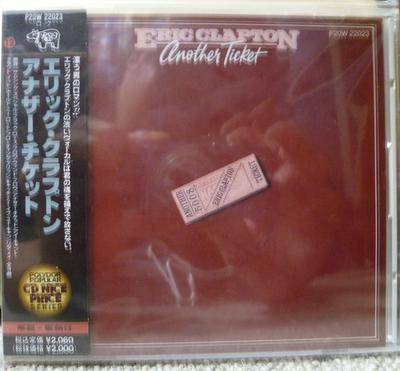 CD ERIC CLAPTON  Another Ticket P20W22023 RSO 1989 Japan Rock Used