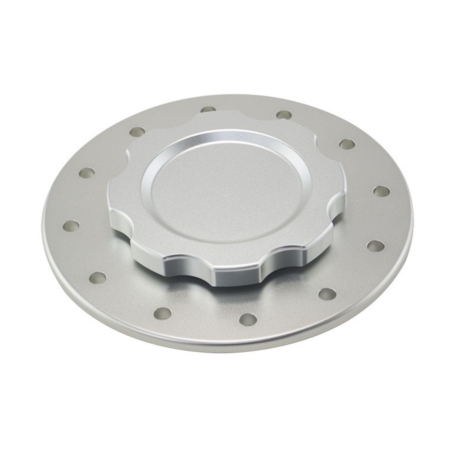 

Универсальный алюминиевый 12-болтовый фланец крышки топливного бака / крышка масляного бака для топливного бака-отстойника One Size