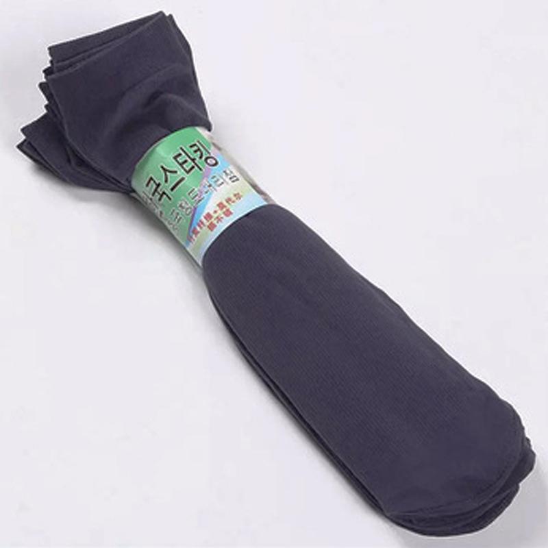 

10 пар мужских летних ультратонких носков, дышащие, удобные и мягкие чулки EU38-43 темно серый