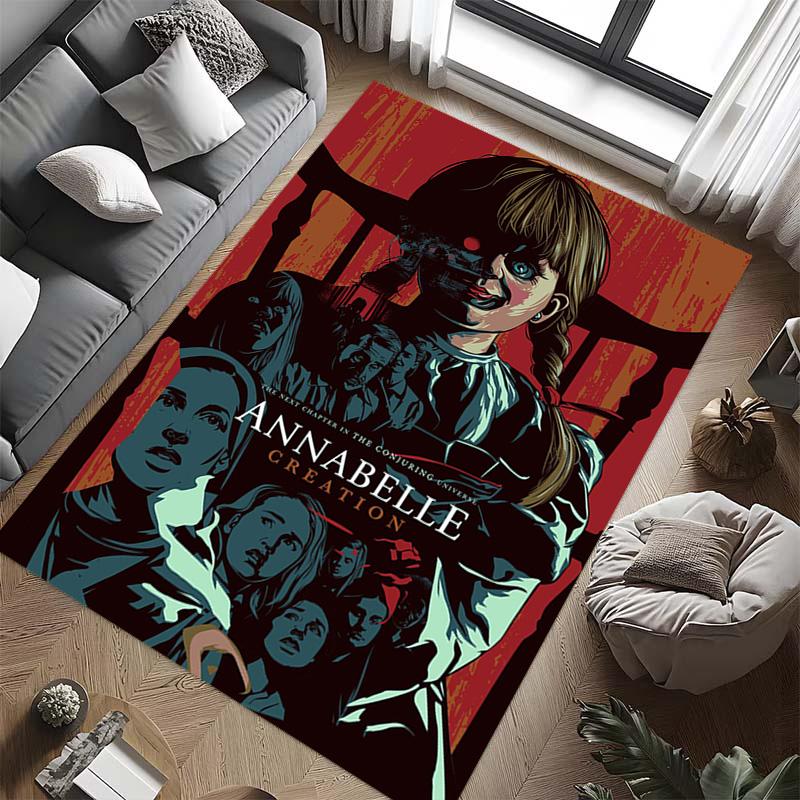 Darkness Unleashed: Annabelle's Creation carpet floor mats Doormat Room Dormitory decoration Bathroom mat