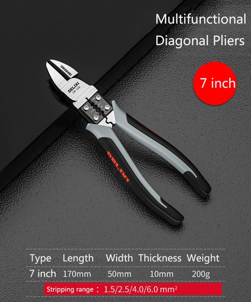 Multi Functional Universal Diagonal Pliers Needle Pliers Universal Wire Pliers Electrical Hardware Tools