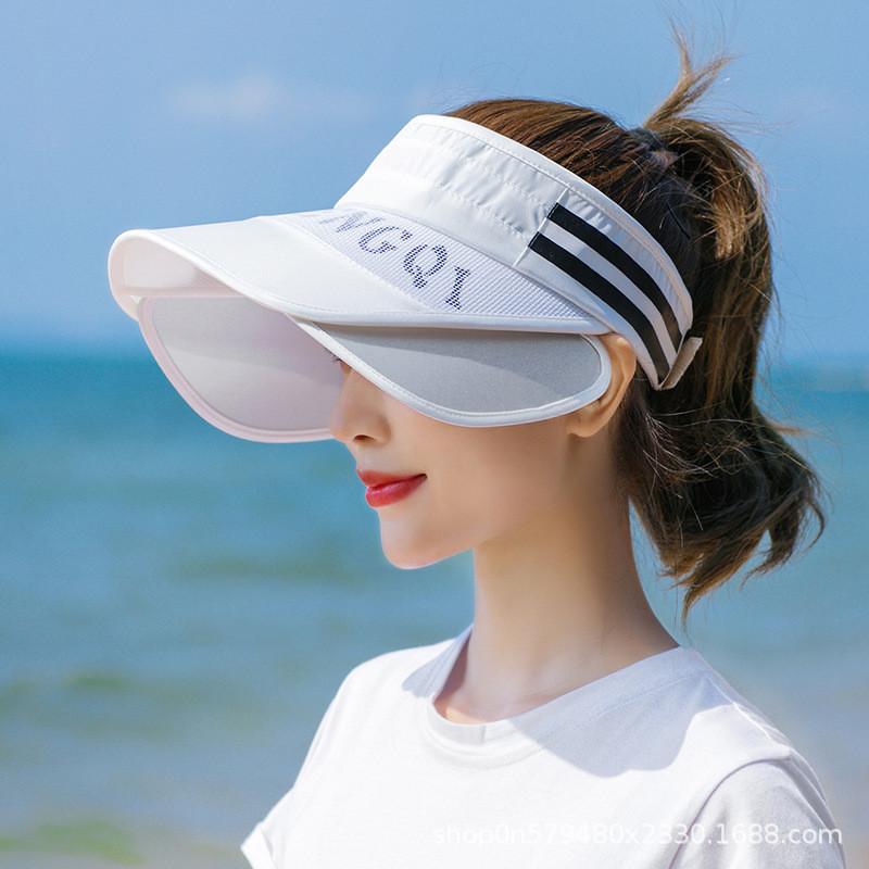 Womens Sun Protection Cap With Large Brim Adjustable Outdoor Sun Hat For Summer And Spring Activities