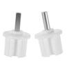2 Piezas Adaptador de Tubo para Toldo Retráctil Conectores de Marco Resistentes de 60 mm Piezas de Repuesto para Carpa Marquesina de Patio Exterior