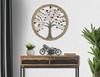 Wall Panel With Mirror Tree Of Life Cm Ø 61X1,8