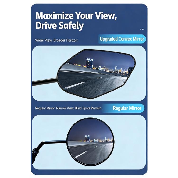 360 Degree Adjustable Rotatable Handlebar Mounted Mirror Handlebar Bicycles Mirror, Bicycles Cycling Rear View Mirror