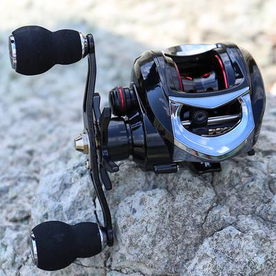Mulinelli da baitcasting in fibra di carbonio 6.3:1 Freni magnetici ultra lisci ad alta velocità Mulinelli da pesca 18 + 1BB