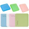 Mouth Cover Storage Single Use Mouth Cover PP Organizer Case Portable Box, Non-transparent, White