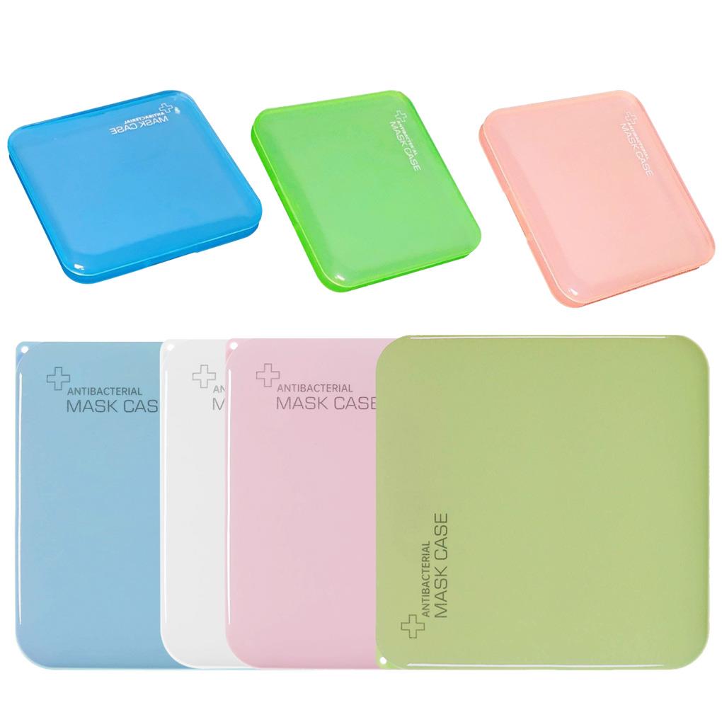Mouth Cover Storage Single Use Mouth Cover PP Organizer Case Portable Box, Non-transparent, White