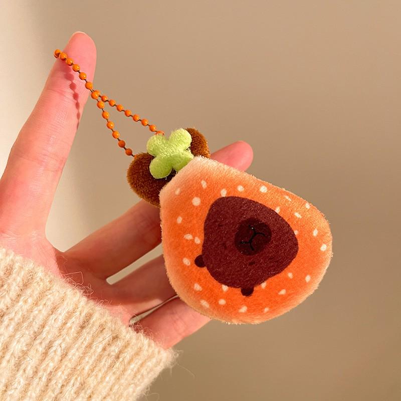 Plush Cartoon Keychain Pendant - Cute Gift Accessories for Bags