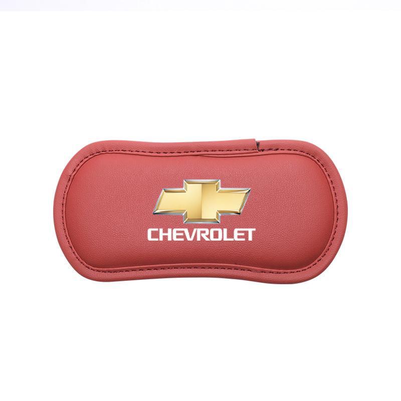 Leather Car Pillow Cushion Elastic Knee Pad Leg Pad Armrest Pad Accessories For Chevrolet Spark Captiva Cruze Tracker Orlando