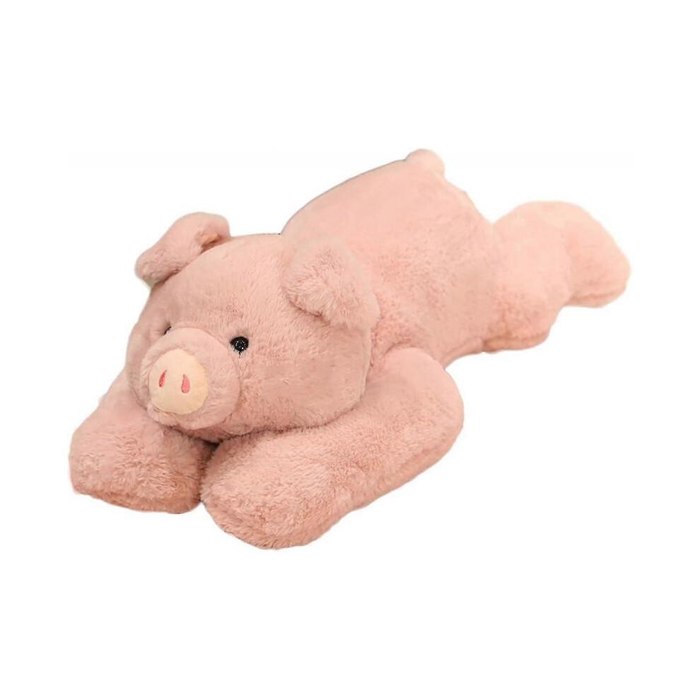 Weighted Pig Stuffed Animal for Anxiety Relief, 19.7in 3.3lbs Pink Plush Pillow Toy for Adults and Kids