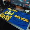 Benutzerdefinierter Name Leeds United Mauspads Großes Gaming-Tischkissen Rutschfestes Laptop-Tablet Großes Mauspads XXL Matte Mini-PC-Spielmatte Mit Schlosskante_XIA