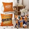 A-Aperol S-Spritz Pillow Cushion Cover Pillowcase Living Room Sofa Home Decor