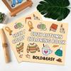 40-Page Fruit & Food Cartoon Doodle Coloring Book for Kids Aged 4+