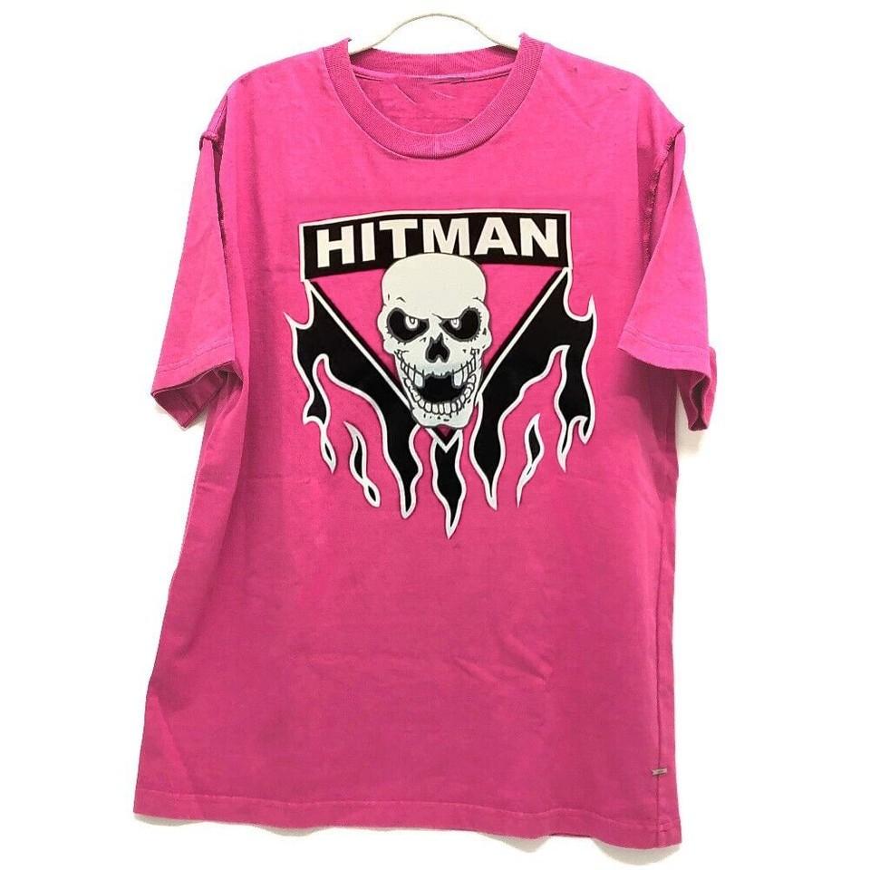 Collection Bret Hart Cotton Gift For Fan Pink S2345XL Tshirt Unisex T-Shirt XXXXL