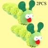 1/2/3 PCS Cat Catnip Plush Chew Toy Interactive Bite Resistant Imitation Caterpillar Kitten Toy Teeth Cleaning Cat Toy Supplies