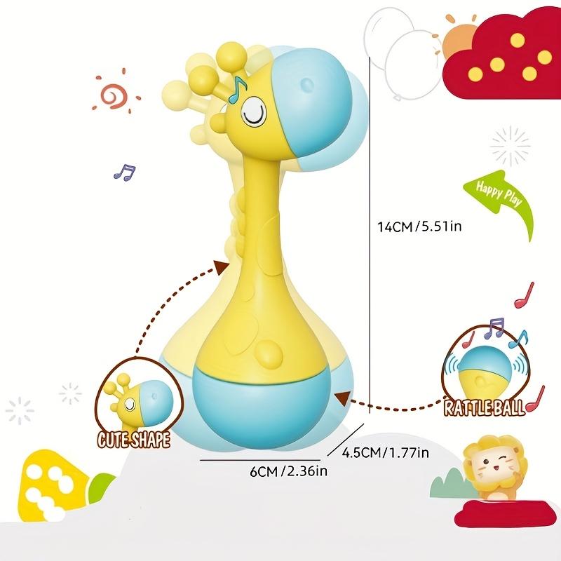 Baby Giraffe Sensory Toy - Soothing Sound Baby Chime , Developmental Toy for Motor Skills & Emotional Calming