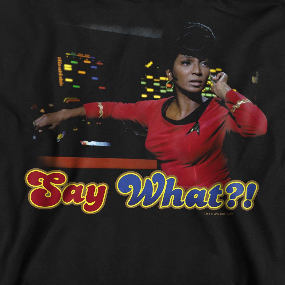Star Trek Unisex Adult Say What Sweatshirt