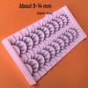 10 Pairs Barbie Manga Thick Cosplay False Eyelashes: European & American Natural Style
