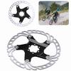 20300CMm Floating Disc Six     Mountain Bike Brake Disc Cycling Accessory(blacksilver )