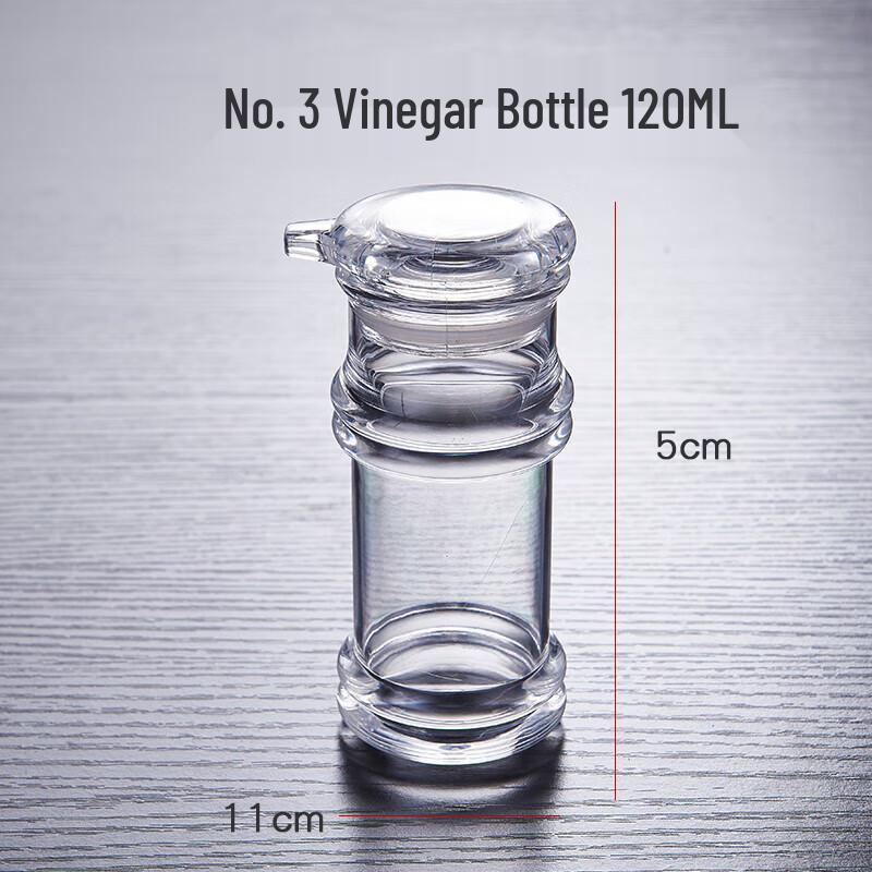 Homeglen Medium Plastic Vinegar Bottle (4-Pack)
