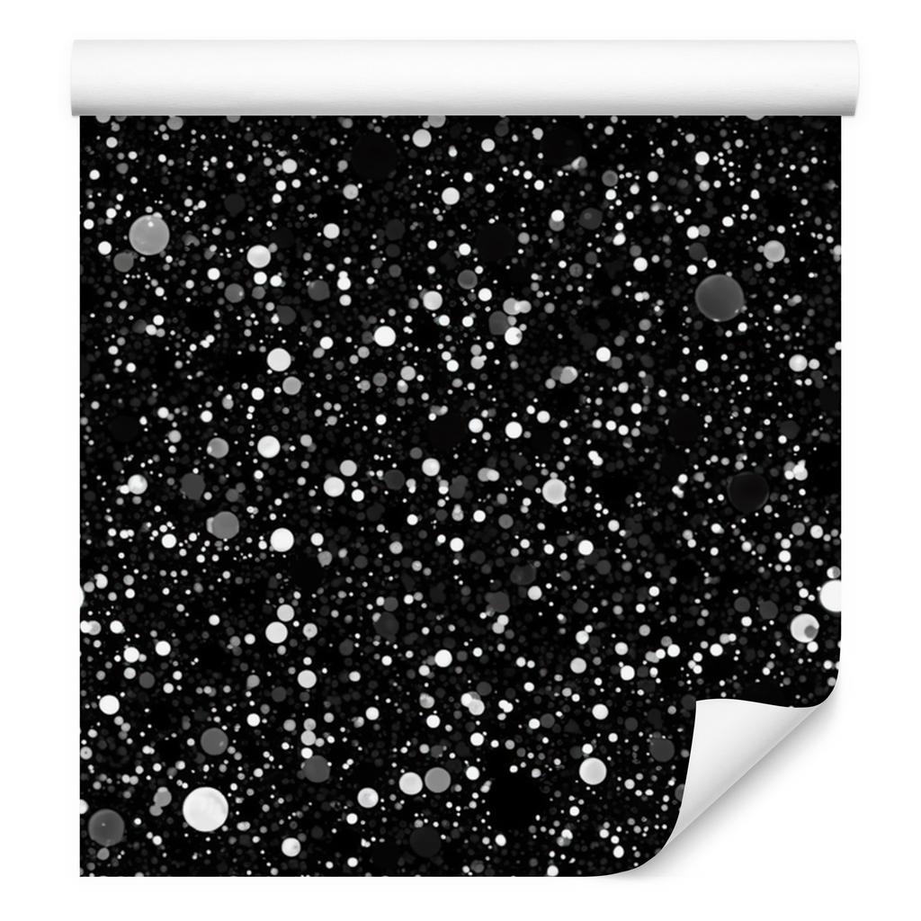Black glitter wallpaper black, graphite, gray and light gray 50x1000