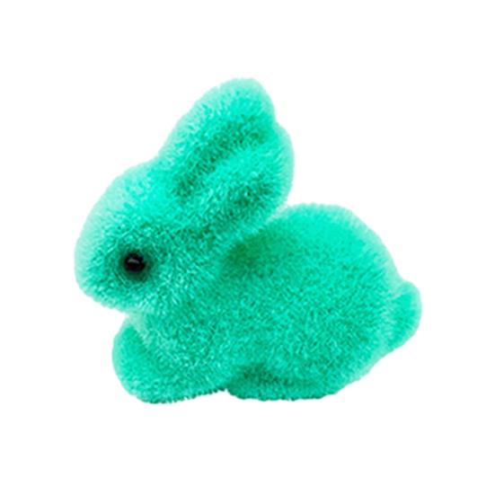 Easter Rabbit Ornament Eye-catching Colorful Foam Bunny Ornament for Indoor Outdoor Holiday Decoration