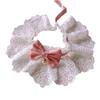 Pet Clothes Cat Summer Thin Princess Skirt Cat Lace Bow Collar Scarf #466749