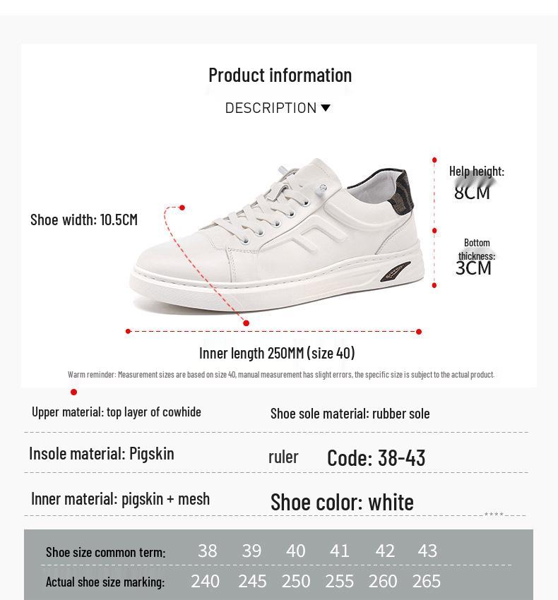 Autumn 2025 Trendy Men's Genuine Leather Slip-on Casual Sneakers 1292