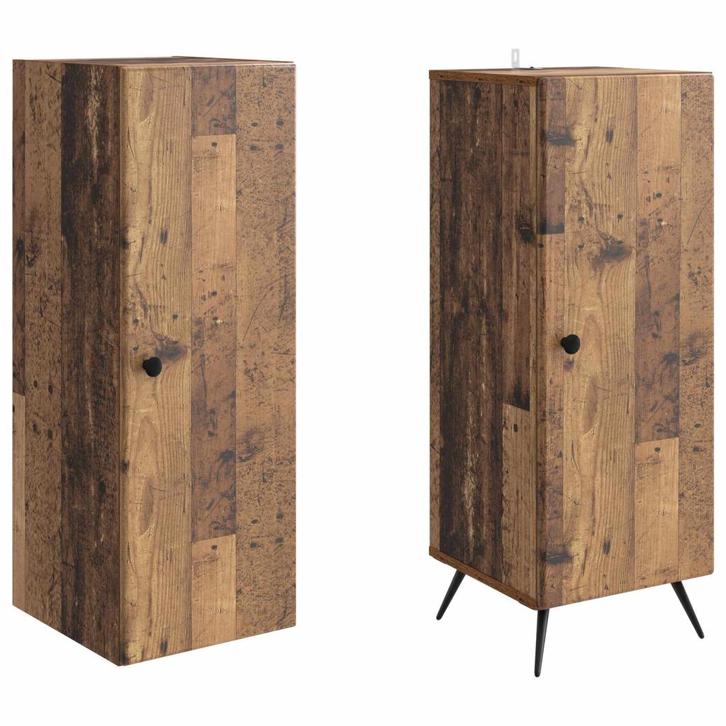 2 Piece Cabinet Set Reclaimed Wood Wood Based Material