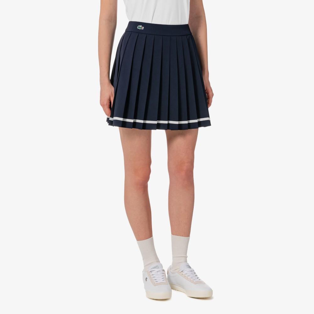 [lacoste] Women's Tennis Tape Tipping Skirt JF231E-56GHDE