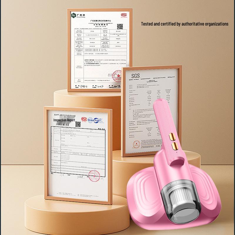 Handheld Wireless Vacuum Cleaner for Mite Removal from Beds