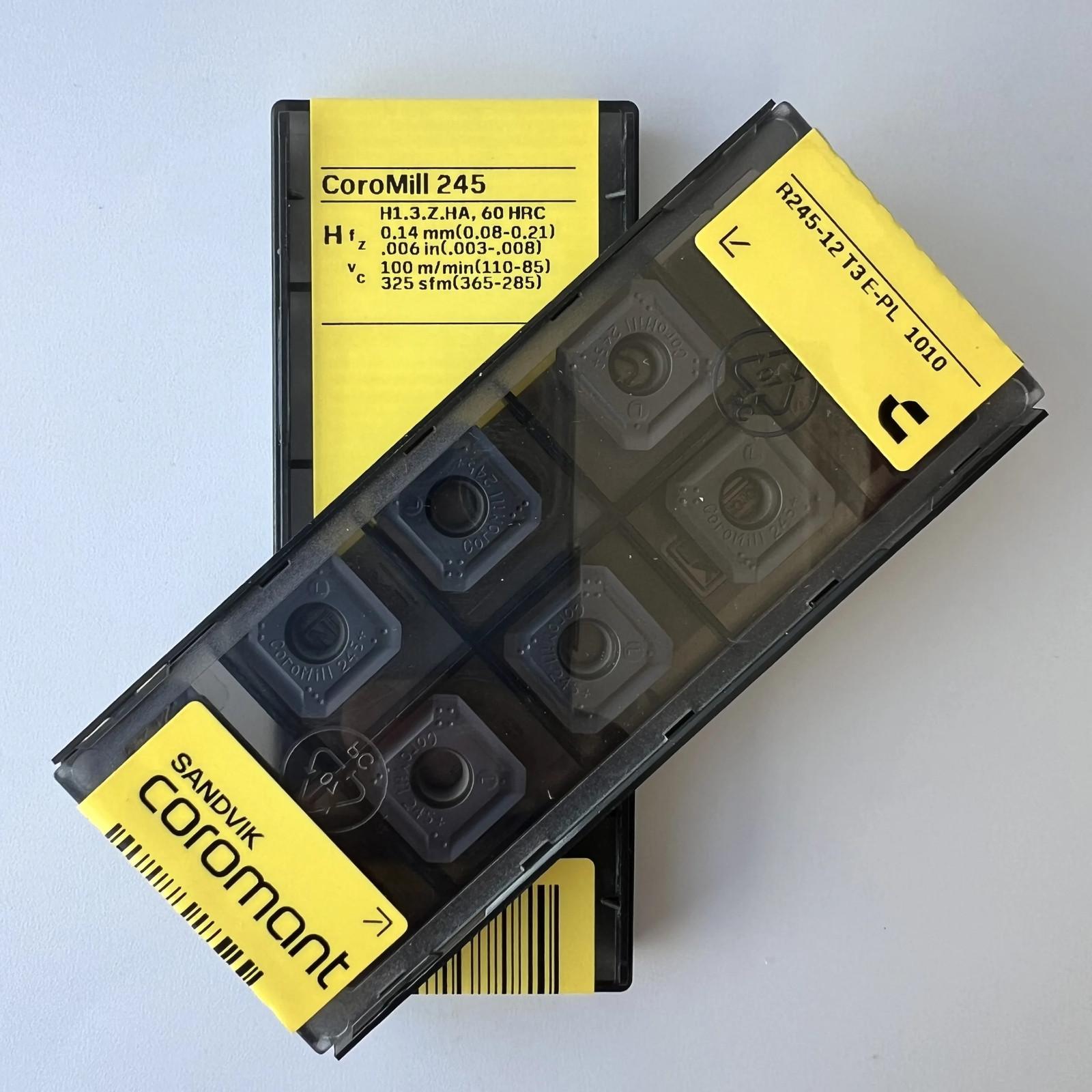 

SANDVIK / R245-12T3E-PL 1010 / Industrial indexable Carbide Inserts 10 Pcs