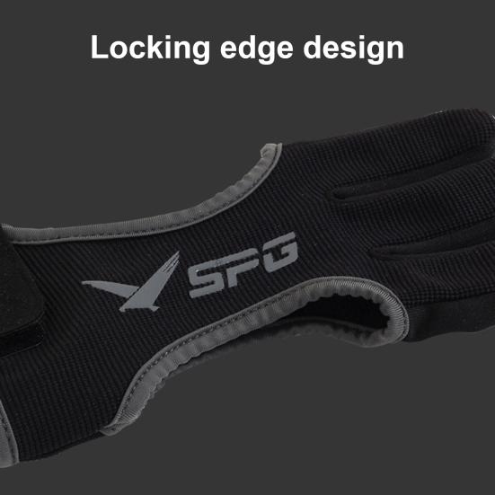 1Pcs Archery Protective Glove 3 Fingers Thickened Fingertip Left Right Hand Universal Traditional Recurve Bow Archery Shooting Guard for Archery