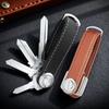 Fashionable Car Key Pouch Wallet Holder Organizer Multifunctional Folding Pocket Keychain Storage Case