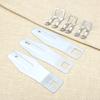 Metal Industrial Sewing Machine Work Clamp Foot(Presser Foot) and Feed Plate(Needle Plate) Set Fit For Juki 1900 Sewing Machine