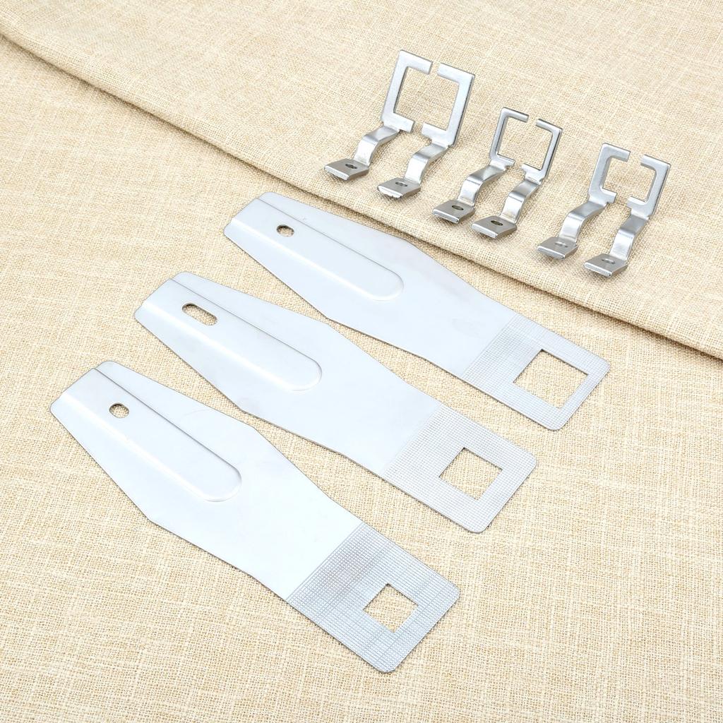 Metal Industrial Sewing Machine Work Clamp Foot(Presser Foot) and Feed Plate(Needle Plate) Set Fit For Juki 1900 Sewing Machine